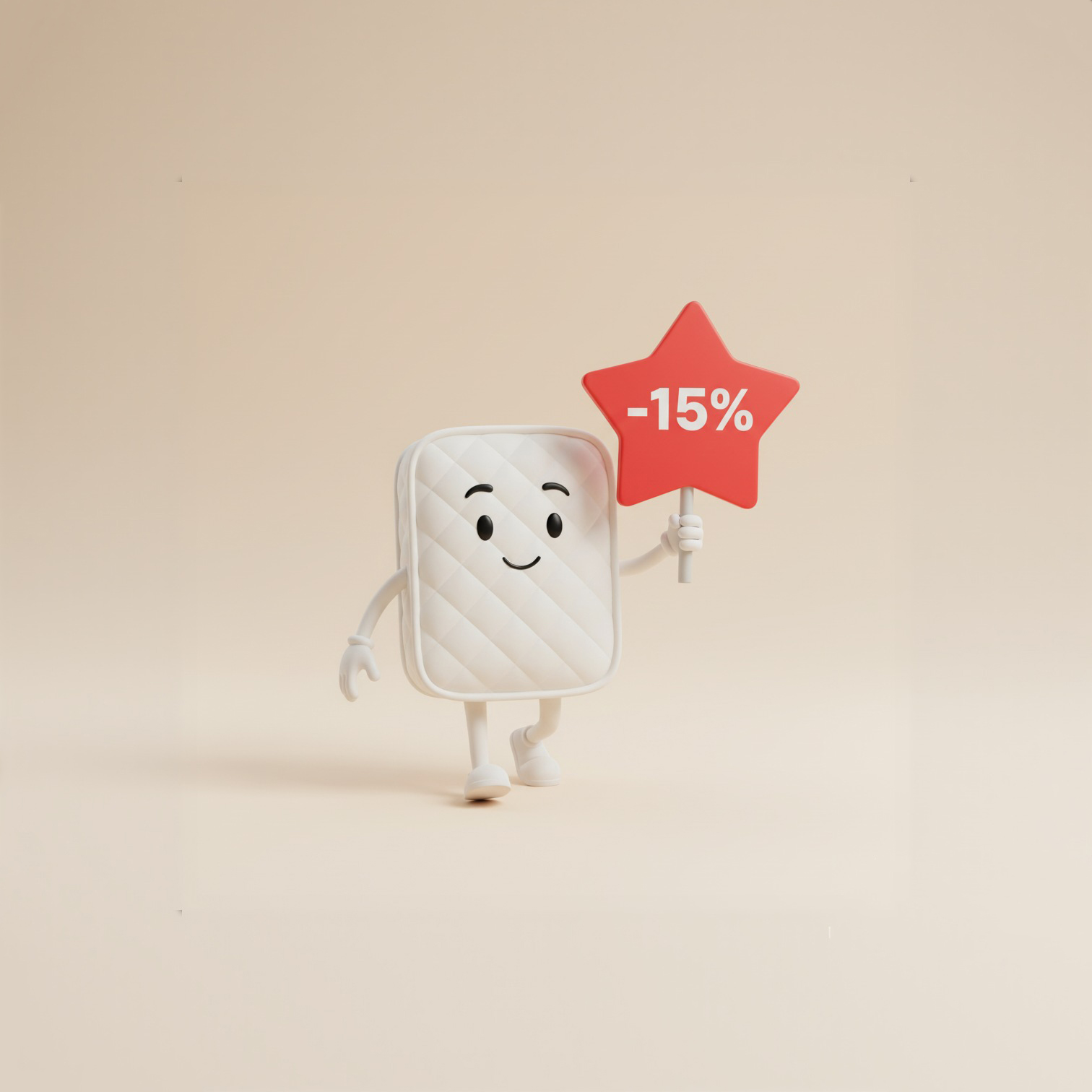 Скидка 15% на Матрас