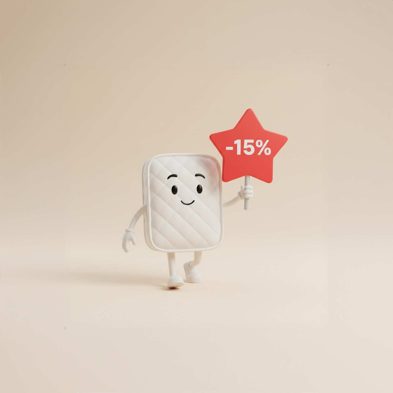 Скидка 15% на Матрас