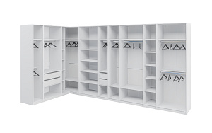 Шкаф с фасадом МДФ П18 модульной системы ОТИС МН-039-03 (кашемир/белый) 