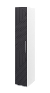 Шкаф с фасадом МДФ П5 модульной системы ОТИС МН-039-03 (графит/белый) 