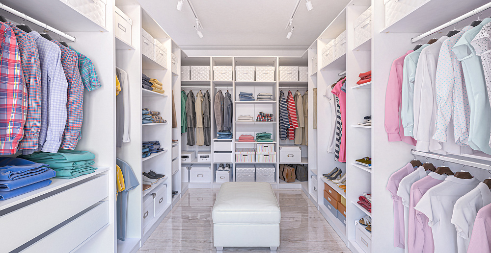 Шкаф с фасадом МДФ П5 модульной системы ОТИС МН-039-05 (графит/белый) 